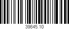 Código de barras (EAN, GTIN, SKU, ISBN): '39645.10'
