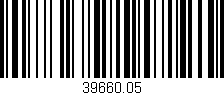 Código de barras (EAN, GTIN, SKU, ISBN): '39660.05'