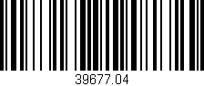 Código de barras (EAN, GTIN, SKU, ISBN): '39677.04'