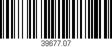 Código de barras (EAN, GTIN, SKU, ISBN): '39677.07'