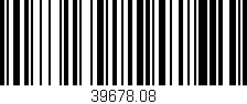 Código de barras (EAN, GTIN, SKU, ISBN): '39678.08'