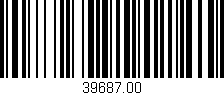 Código de barras (EAN, GTIN, SKU, ISBN): '39687.00'