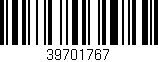 Código de barras (EAN, GTIN, SKU, ISBN): '39701767'