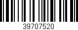 Código de barras (EAN, GTIN, SKU, ISBN): '39707520'