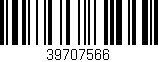 Código de barras (EAN, GTIN, SKU, ISBN): '39707566'