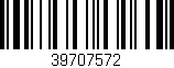 Código de barras (EAN, GTIN, SKU, ISBN): '39707572'