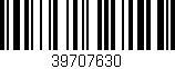 Código de barras (EAN, GTIN, SKU, ISBN): '39707630'
