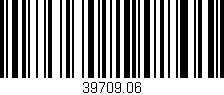 Código de barras (EAN, GTIN, SKU, ISBN): '39709.06'
