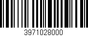 Código de barras (EAN, GTIN, SKU, ISBN): '3971028000'