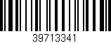 Código de barras (EAN, GTIN, SKU, ISBN): '39713341'