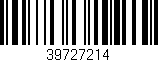 Código de barras (EAN, GTIN, SKU, ISBN): '39727214'