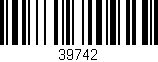 Código de barras (EAN, GTIN, SKU, ISBN): '39742'