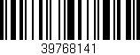 Código de barras (EAN, GTIN, SKU, ISBN): '39768141'