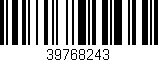 Código de barras (EAN, GTIN, SKU, ISBN): '39768243'