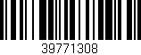 Código de barras (EAN, GTIN, SKU, ISBN): '39771308'