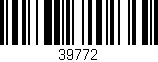 Código de barras (EAN, GTIN, SKU, ISBN): '39772'