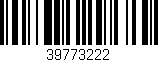 Código de barras (EAN, GTIN, SKU, ISBN): '39773222'