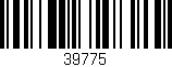 Código de barras (EAN, GTIN, SKU, ISBN): '39775'