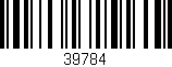Código de barras (EAN, GTIN, SKU, ISBN): '39784'