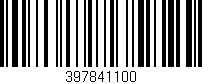 Código de barras (EAN, GTIN, SKU, ISBN): '397841100'
