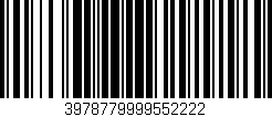 Código de barras (EAN, GTIN, SKU, ISBN): '3978779999552222'