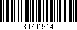 Código de barras (EAN, GTIN, SKU, ISBN): '39791914'