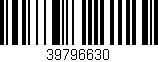 Código de barras (EAN, GTIN, SKU, ISBN): '39796630'