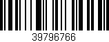 Código de barras (EAN, GTIN, SKU, ISBN): '39796766'