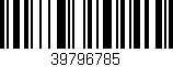 Código de barras (EAN, GTIN, SKU, ISBN): '39796785'