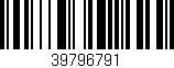 Código de barras (EAN, GTIN, SKU, ISBN): '39796791'