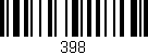 Código de barras (EAN, GTIN, SKU, ISBN): '398'