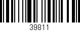 Código de barras (EAN, GTIN, SKU, ISBN): '39811'