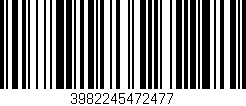 Código de barras (EAN, GTIN, SKU, ISBN): '3982245472477'