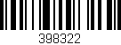 Código de barras (EAN, GTIN, SKU, ISBN): '398322'