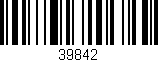 Código de barras (EAN, GTIN, SKU, ISBN): '39842'