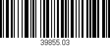 Código de barras (EAN, GTIN, SKU, ISBN): '39855.03'
