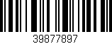 Código de barras (EAN, GTIN, SKU, ISBN): '39877897'
