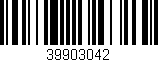 Código de barras (EAN, GTIN, SKU, ISBN): '39903042'