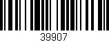 Código de barras (EAN, GTIN, SKU, ISBN): '39907'
