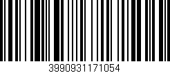 Código de barras (EAN, GTIN, SKU, ISBN): '3990931171054'