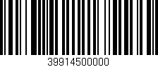 Código de barras (EAN, GTIN, SKU, ISBN): '39914500000'