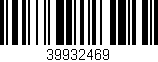 Código de barras (EAN, GTIN, SKU, ISBN): '39932469'