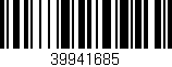 Código de barras (EAN, GTIN, SKU, ISBN): '39941685'