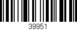 Código de barras (EAN, GTIN, SKU, ISBN): '39951'