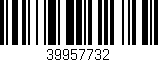 Código de barras (EAN, GTIN, SKU, ISBN): '39957732'