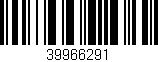 Código de barras (EAN, GTIN, SKU, ISBN): '39966291'