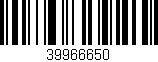 Código de barras (EAN, GTIN, SKU, ISBN): '39966650'