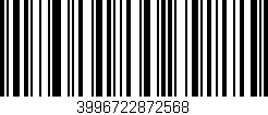 Código de barras (EAN, GTIN, SKU, ISBN): '3996722872568'