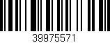 Código de barras (EAN, GTIN, SKU, ISBN): '39975571'