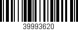 Código de barras (EAN, GTIN, SKU, ISBN): '39993620'